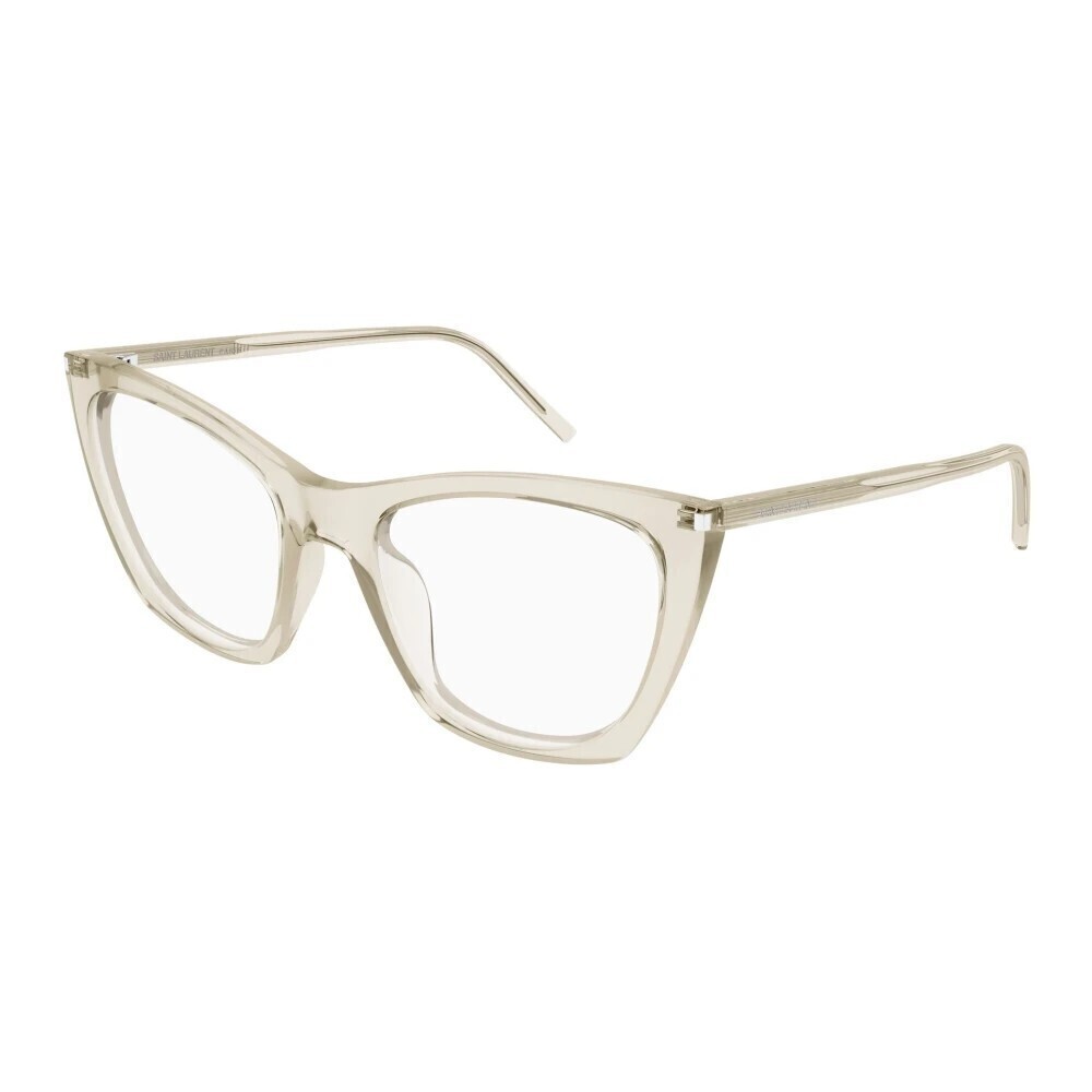 NWT Yves Saint Laurent SL 214 KATE THIN OPT Beige 55mm Eyeglasses